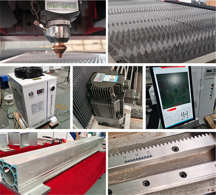 1.5kw 3kw 6025 Ipg Sheet Metal Fiber Laser Cutting Machine For Steel دستگاه برش لیزری فیبر ورق فلز 1.5 کیلووات 6025 Ipg برای فولاد