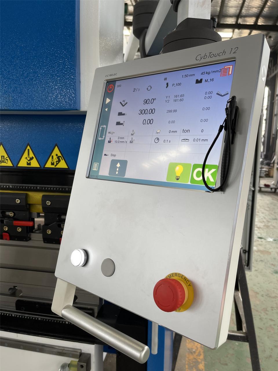 پرس ترمز ماشین خم کن هیدرولیک Cnc 4 محور 160t-4000