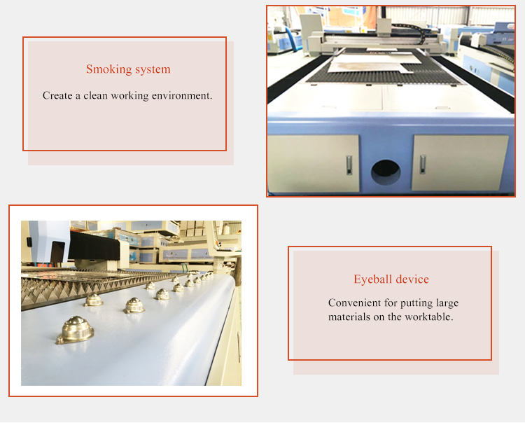 دستگاه برش لیزر فیبر 3015 Raycus 1000w / 1500w / 2000w بهترین قیمت