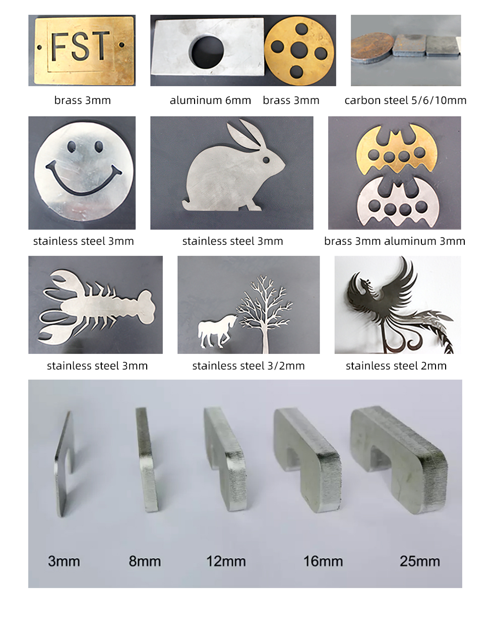 Carbon Iron Aluminum Metal Stainless Steel Cnc Fiber Laser Cutting Machine دستگاه برش لیزری فیبر Cnc فلزی آلومینیومی کربن آهن