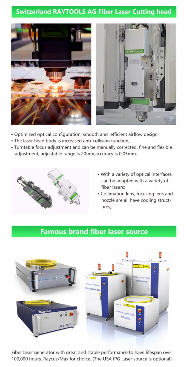 Carbon Iron Aluminum Metal Stainless Steel Cnc Fiber Laser Cutting Machine دستگاه برش لیزری فیبر Cnc فلزی آلومینیومی کربن آهن