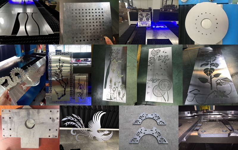 Cnc Sheet Metal Fiber Laser Cutting Machine دستگاه برش لیزری فیبر ورق فلزی Cnc