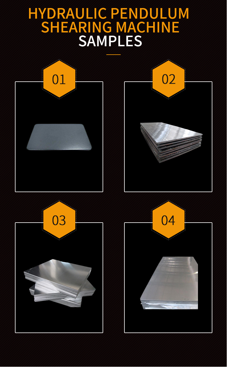 Hydraulic Pendulum Cnc Swing Beam Sheet Metal Plate Shearing Machine دستگاه برش صفحه ورق فلزی آونگ هیدرولیک Cnc