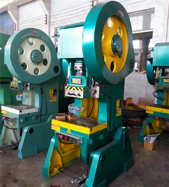 J23 Series 10 Ton Pneumatic Power Press Aluminium Lid Punching Machine دستگاه پانچ درب آلومینیومی پرس بادی پاور 10 تن سری J23