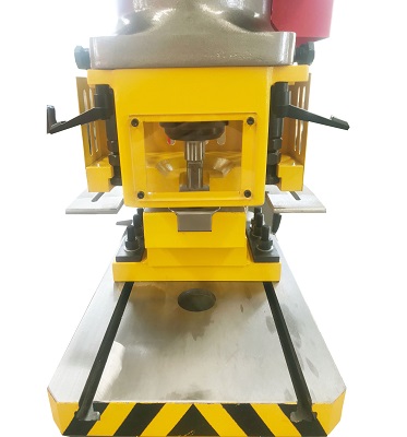 Steel Plate Angle Cutting Punching Notching Machine Hydraulic Ironworker For Sale ورق فولادی برش زاویه برش پانچ برش دستگاه آهن کار هیدرولیک برای فروش